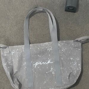 PINK‎ Victoria's Secret Splatter Gray Tote